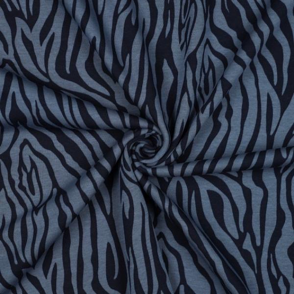Alpenfleece Zebra Blau